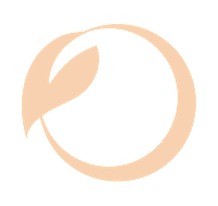 a circle with a wing on a white background
